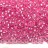 Бисер японский MIYUKI круглый 11/0 #0022 розовый, серебряная линия внутри, 10 грамм - Бисер японский MIYUKI круглый 11/0 #0022 розовый, серебряная линия внутри, 10 грамм