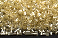 Бисер китайский рубка размер 11/0, цвет 0102 бежевый прозрачный, радужный, 450г