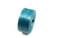 Нить для бисера S-Lon, размер АА, цвет turquoise blue, нейлон, 1030-236, катушка около 68м