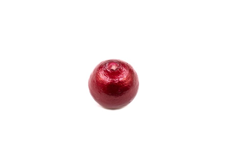 Хлопковый жемчуг Miyuki Cotton Pearl 8мм, цвет Red, 744-045, 1шт Хлопковый жемчуг Miyuki Cotton Pearl 8мм, цвет Red, 744-045, 1шт