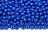 Бисер чешский PRECIOSA круглый 8/0 22021 синий, PermaLux, 50г
