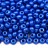 Бисер чешский PRECIOSA круглый 8/0 22021 синий, PermaLux, 50г - Бисер чешский PRECIOSA круглый 8/0 22021 синий, PermaLux, 50г
