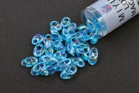 Бисер японский MIYUKI Long Magatama #0260-TB вода, радужный прозрачный, 1 туба (около 8 грамм)