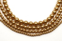 Жемчуг Swarovski 5810 #306 4мм Crystal Bright Gold Pearl, 5810-4-306, 10шт