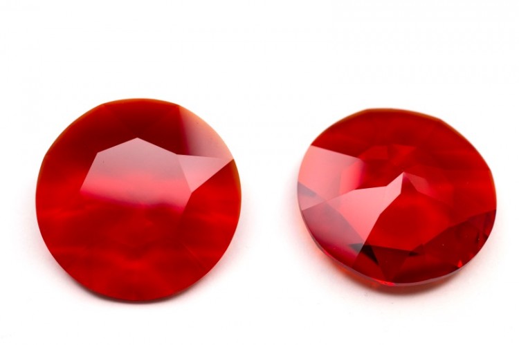 Кристалл Swarovski #1201 круглый 27мм, цвет #227 Light siam, 1201-227, 1шт Кристалл Swarovski #1201 круглый 27мм, цвет #227 Light siam, 1201-227, 1шт
