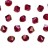 Бусина биконус Swarovski 5328 #501 4мм Ruby, 5328-4-501, 20шт - Бусина биконус Swarovski 5328 #501 4мм Ruby, 5328-4-501, 20шт