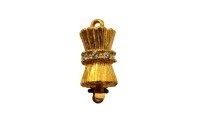 Замок-защелка 13х8мм Elegant elements, отверстие 1мм, сплав металлов, позолота, 06-178, 1шт