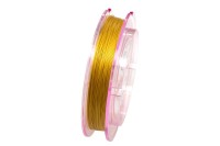 Ювелирный тросик SakuLux7 Flexy7, 0,45мм, 50м, цвет золото, 1017-147