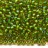 Бисер японский TOHO круглый 11/0 #0393 топаз/зеленый, окрашенный изнутри, 10 грамм - Бисер японский TOHO круглый 11/0 #0393 топаз/зеленый, окрашенный изнутри, 10 грамм