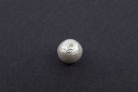 Хлопковый жемчуг Miyuki Cotton Pearl 6мм, цвет White, 744-044, 1шт