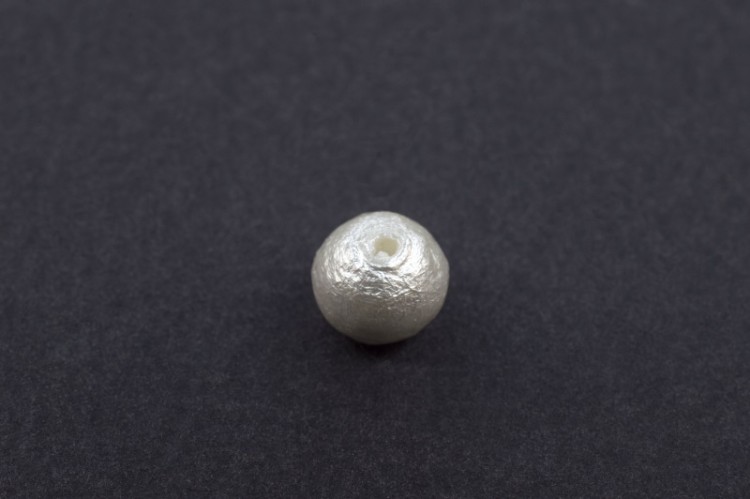 Хлопковый жемчуг Miyuki Cotton Pearl 6мм, цвет White, 744-044, 1шт Хлопковый жемчуг Miyuki Cotton Pearl 6мм, цвет White, 744-044, 1шт