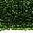 Бисер чешский PRECIOSA круглый 10/0 57120 зеленый, серебряная линия внутри, 2 сорт, 50г - Бисер чешский PRECIOSA круглый 10/0 57120 зеленый, серебряная линия внутри, 2 сорт, 50г