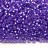 Бисер японский MIYUKI круглый 15/0 #1654 фиолетовый полуматовый, серебряная линия внутри, 10 грамм - Бисер японский MIYUKI круглый 15/0 #1654 фиолетовый полуматовый, серебряная линия внутри, 10 грамм