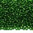 Бисер японский TOHO круглый 11/0 #0027B зеленая трава, серебряная линия внутри, 10 грамм - Бисер японский TOHO круглый 11/0 #0027B зеленая трава, серебряная линия внутри, 10 грамм