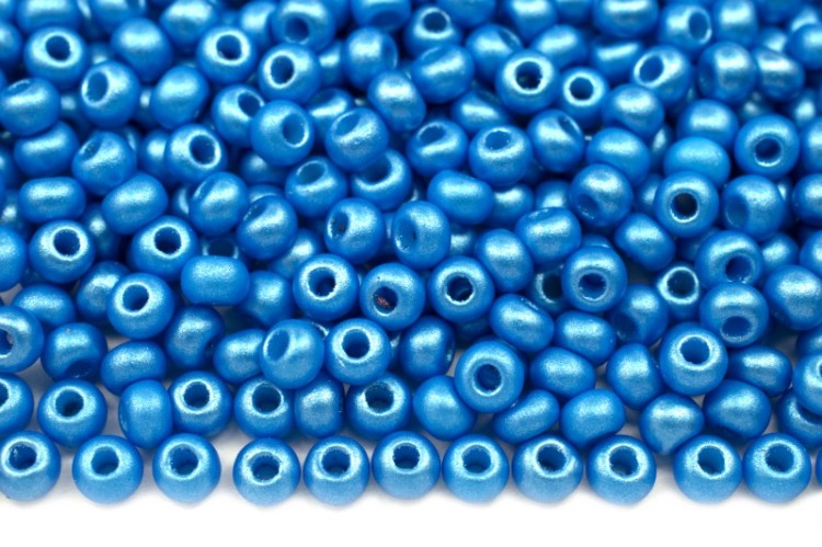 Бисер чешский PRECIOSA круглый 8/0 22019 бирюзовый, PermaLux, 50г Бисер чешский PRECIOSA круглый 8/0 22019 бирюзовый, PermaLux, 50г