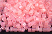 Бисер японский TOHO Cube кубический 4мм #0145 нежно-розовый, цейлон, 5 грамм