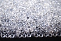 Бисер японский TOHO круглый 8/0 #0101 хрусталь, глянцевый прозрачный, 10 грамм