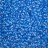 Бисер чешский PRECIOSA круглый 10/0 38636 прозрачный, голубая линия внутри, 20 грамм - Бисер чешский PRECIOSA круглый 10/0 38636 прозрачный, голубая линия внутри, 20 грамм