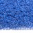 Бисер чешский PRECIOSA круглый 10/0 38338М матовый прозрачный, синяя линия внутри, 1 сорт, 50г - Бисер чешский PRECIOSA круглый 10/0 38338М матовый прозрачный, синяя линия внутри, 1 сорт, 50г