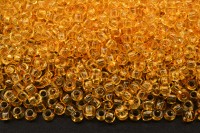 Бисер чешский PRECIOSA круглый 10/0 01282 желтый прозрачный, 1 сорт, 50г