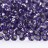 Бисер японский TOHO Magatama 3мм #0039 танзанит, серебряная линия внутри, 5 грамм - Бисер японский TOHO Magatama 3мм #0039 танзанит, серебряная линия внутри, 5 грамм