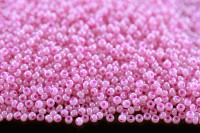 Бисер чешский PRECIOSA круглый 11/0 37177 розовый непрозрачный, 50г