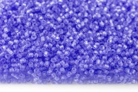 Бисер китайский круглый размер 12/0, цвет М06 матовый голубой прозрачный, 450г