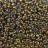 Бисер японский TOHO Magatama 3мм #0999 черный алмаз радужный, золотая линия внутри, 5 грамм - Бисер японский TOHO Magatama 3мм #0999 черный алмаз радужный, золотая линия внутри, 5 грамм