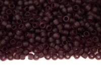 Бисер японский TOHO круглый 6/0 #0006BF аметист, матовый прозрачный, 10 грамм