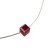 Бусина куб Swarovski 5601 #208 4мм Siam, 5601-4-208, 1шт - Бусина куб Swarovski 5601 #208 4мм Siam, 5601-4-208, 1шт