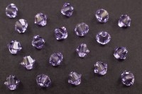 Бусина биконус Swarovski 5328 #371 4мм Violet, 5328-4-371, 20шт