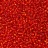 Бисер чешский PRECIOSA круглый 10/0 97050 красный, серебряная линия внутри, квадратное отверстие, 1 сорт, 50г - Бисер чешский PRECIOSA круглый 10/0 97050 красный, серебряная линия внутри, квадратное отверстие, 1 сорт, 50г