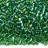 Бисер японский MIYUKI Delica цилиндр 10/0 DBM-0152 зеленый, прозрачный радужный, 5 грамм - Бисер японский MIYUKI Delica цилиндр 10/0 DBM-0152 зеленый, прозрачный радужный, 5 грамм