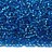 Бисер чешский PRECIOSA круглый 10/0 67150 голубой, серебряная линия внутри, квадратное отверстие, 20 грамм - Бисер чешский PRECIOSA круглый 10/0 67150 голубой, серебряная линия внутри, квадратное отверстие, 20 грамм