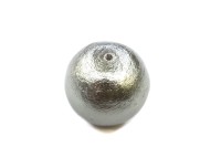 Хлопковый жемчуг Miyuki Cotton Pearl 20мм, цвет Gray, 744-015, 1шт