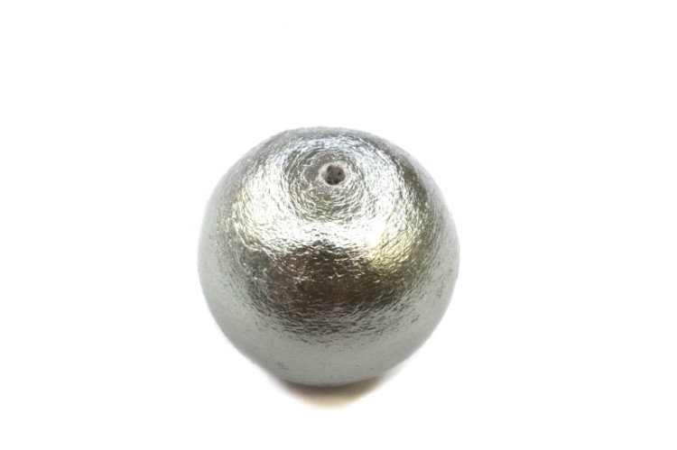 Хлопковый жемчуг Miyuki Cotton Pearl 20мм, цвет Gray, 744-015, 1шт Хлопковый жемчуг Miyuki Cotton Pearl 20мм, цвет Gray, 744-015, 1шт
