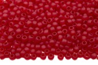 Бисер японский TOHO круглый 11/0 #0005CF рубин, матовый прозрачный, 10 грамм