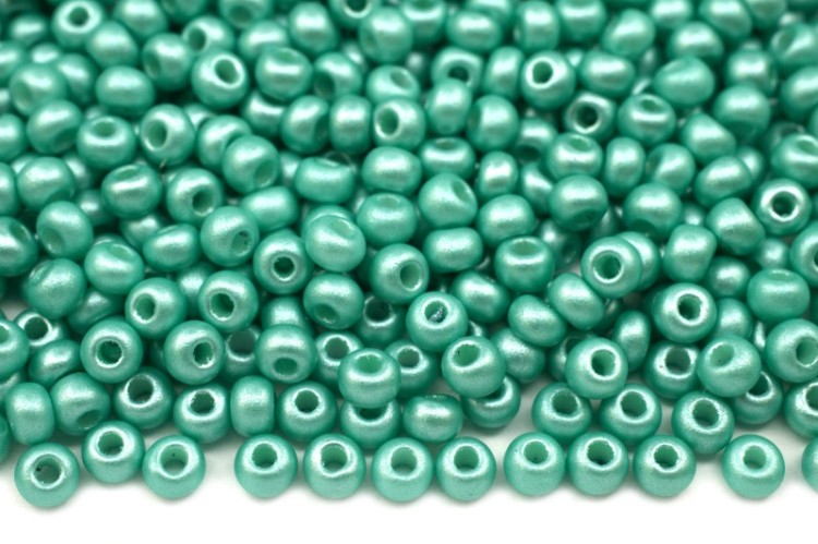Бисер чешский PRECIOSA круглый 8/0 22016 зеленый, PermaLux, 50г Бисер чешский PRECIOSA круглый 8/0 22016 зеленый, PermaLux, 50г