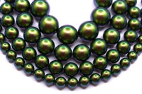 Жемчуг Swarovski 5810 #946 10мм Crystal Scarabaeus Green Pearl, 5810-10-946, 2шт