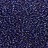 Бисер японский MIYUKI круглый 15/0 #0973 королевский синий, серебряная линия внутри, 10 грамм - Бисер японский MIYUKI круглый 15/0 #0973 королевский синий, серебряная линия внутри, 10 грамм