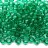 Бисер японский TOHO круглый 6/0 #0072 зеленое стекло, прозрачный, 10 грамм - Бисер японский TOHO круглый 6/0 #0072 зеленое стекло, прозрачный, 10 грамм