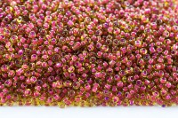 Бисер китайский круглый размер 12/0, цвет 0316 желтый, цветная линия внутри, 450г