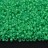 Бисер чешский PRECIOSA круглый 10/0 38356М матовый прозрачный, зеленая линия внутри, 1 сорт, 50г - Бисер чешский PRECIOSA круглый 10/0 38356М матовый прозрачный, зеленая линия внутри, 1 сорт, 50г