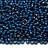 Бисер чешский PRECIOSA круглый 10/0 65106 синий прозрачный, белая линия внутри, 1 сорт, 50г - Бисер чешский PRECIOSA круглый 10/0 65106 синий прозрачный, белая линия внутри, 1 сорт, 50г