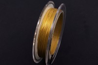 Ювелирный тросик Flex-rite 49 strand, толщина 0,45мм, цвет золото, 1017-091, катушка 9,14м