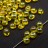 Бисер MIYUKI Drops 3,4мм #0252 желтый, радужный прозрачный, 10 грамм - Бисер MIYUKI Drops 3,4мм #0252 желтый, радужный прозрачный, 10 грамм