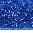 Бисер японский MIYUKI круглый 11/0 #0019F сапфир, матовый, серебряная линия внутри, 10 грамм - Бисер японский MIYUKI круглый 11/0 #0019F сапфир, матовый, серебряная линия внутри, 10 грамм