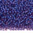 Бисер чешский PRECIOSA круглый 10/0 00001 прозрачный розовый, голубая линия внутри, 2 сорт, 50г - Бисер чешский PRECIOSA круглый 10/0 00001 прозрачный розовый, голубая линия внутри, 2 сорт, 50г