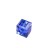 Бусина куб Swarovski 5601 #206 4мм Sapphire, 5601-4-206, 1шт - Бусина куб Swarovski 5601 #206 4мм Sapphire, 5601-4-206, 1шт