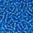 Бисер японский TOHO круглый 11/0 #0023C аквамарин, серебряная линия внутри, 10 грамм - Бисер японский TOHO круглый 11/0 #0023C аквамарин, серебряная линия внутри, 10 грамм